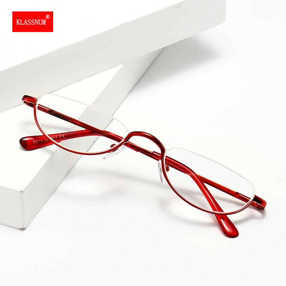 Half Frame Reading Glasses Vintage Women Clear Presbyopia Eyeglasses Men Magnifier Glassware with Degree +1 +1.5 +2 +2.5 +4 Red +150
Half Frame Reading Glasses Vintage Women Clear Presbyopia Eyeglasses Men Magnifier Glassware with Degree +1 +1.5 +2 +2.5 +4 Red +150