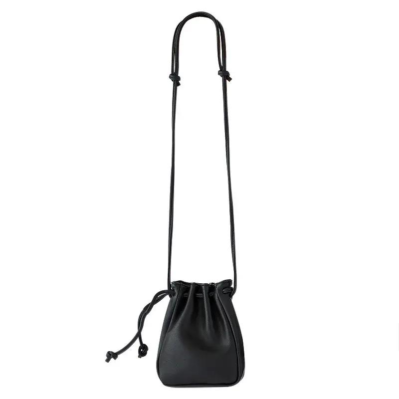 Casual Drawstring Bag Style Women Crossbody Bag Candy Color Lady Mini Bucket Bag for Mobile Phone Female Shoulder Purse Wallet
Casual Drawstring Bag Style Women Crossbody Bag Candy Color Lady Mini Bucket Bag for Mobile Phone Female Shoulder Purse Wallet