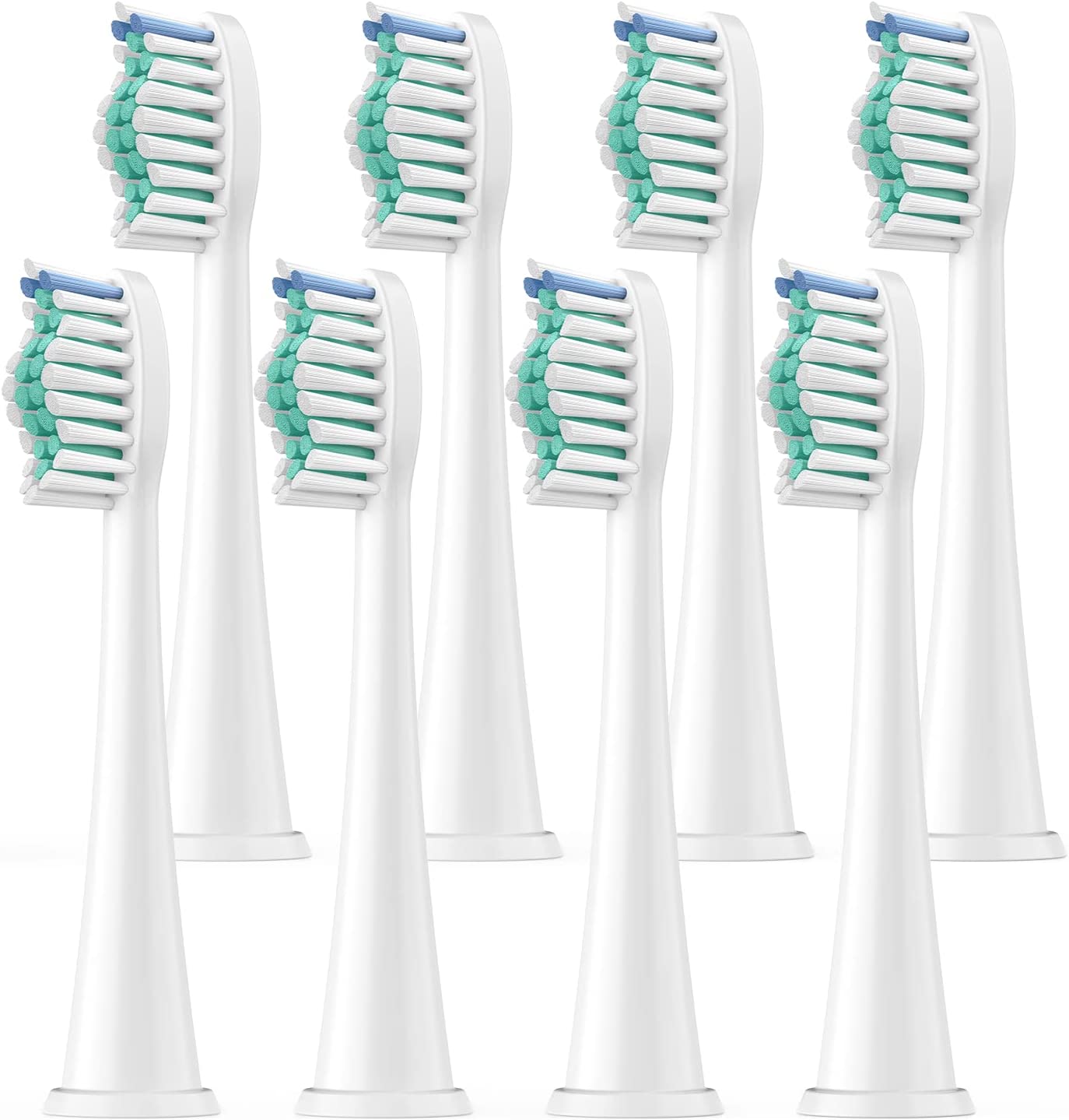 Sensitive Soft Bristle Compatible for Phili Sonic Care Replacement Toothbrush Heads HX6053/64, Gentle Yet Effective Cleaning
Sensitive Soft Bristle Compatible for Phili Sonic Care Replacement Toothbrush Heads HX6053/64, Gentle Yet Effective Cleaning