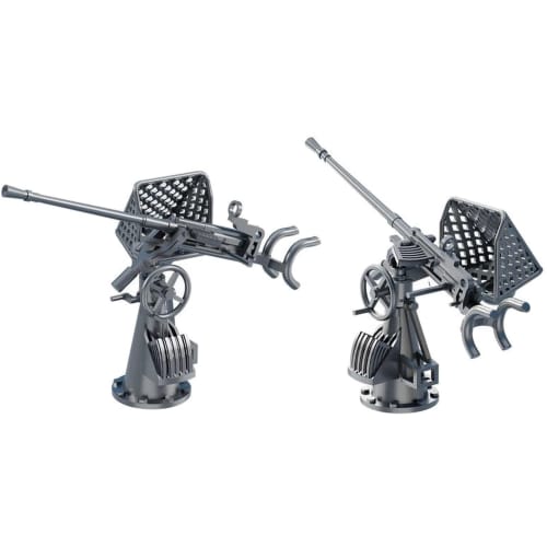 Bunker Studio 1/700 WWII German Navy 20mm Flak C30 Single-Barrel Anti-Aircraft Gun, 16-Piece Set, Plastic Model Kit Parts, BSTWS70001, Molded in Color
Bunker Studio 1/700 WWII German Navy 20mm Flak C30 Single-Barrel Anti-Aircraft Gun, 16-Piece Set, Plastic Model Kit Parts, BSTWS70001, Molded in Color