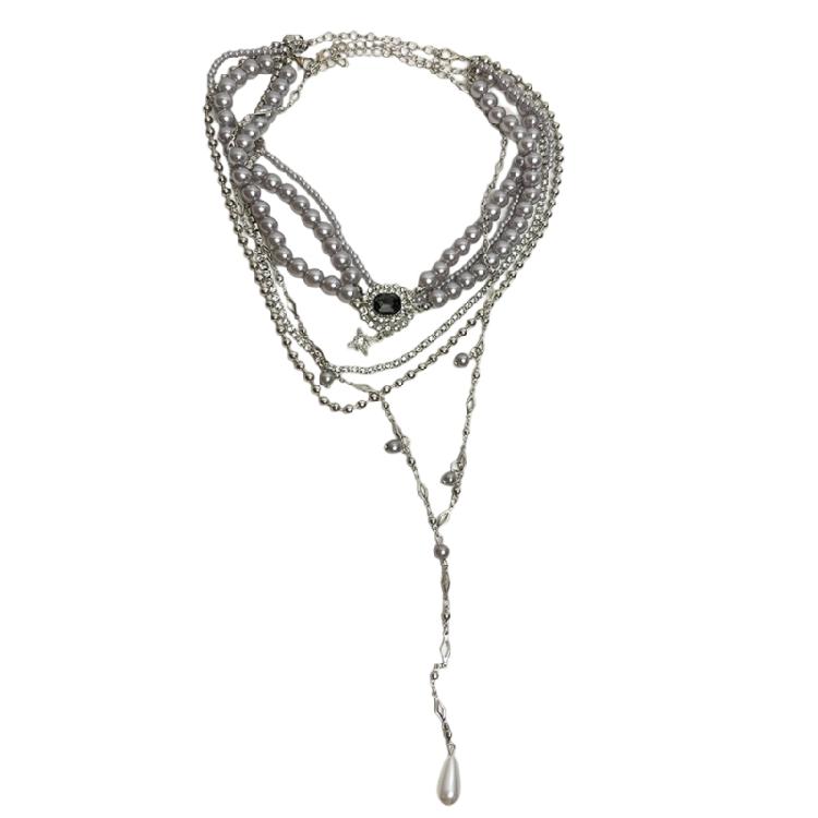 Multilayer Pearls Necklace Trendy Fashion Neck Jewelry Alloy Texture Beads Neck Jewelry for Enhancing Your Everyday Look 1
Multilayer Pearls Necklace Trendy Fashion Neck Jewelry Alloy Texture Beads Neck Jewelry for Enhancing Your Everyday Look 1