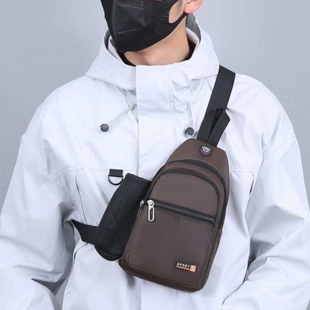Multipocket Sports Chest Bag Large Capacity Men s Shoulder Bag Simple Men s Chest Bag Outdoor коричневий
Multipocket Sports Chest Bag Large Capacity Men s Shoulder Bag Simple Men s Chest Bag Outdoor коричневий