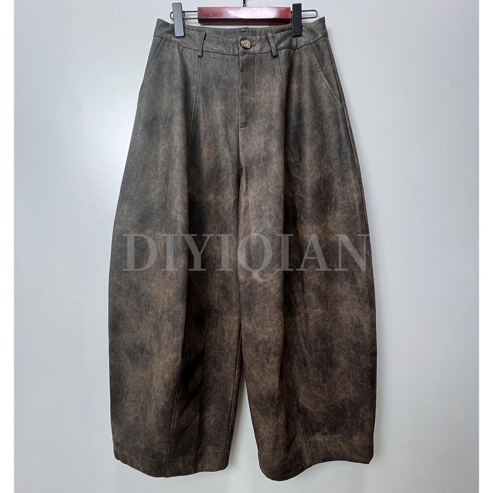 DIYIQIAN Ретро брюки из состаренной кожи - Модные прямые рабочие брюки, больших размеров Large зелёный
DIYIQIAN Ретро брюки из состаренной кожи - Модные прямые рабочие брюки, больших размеров Large зелёный
