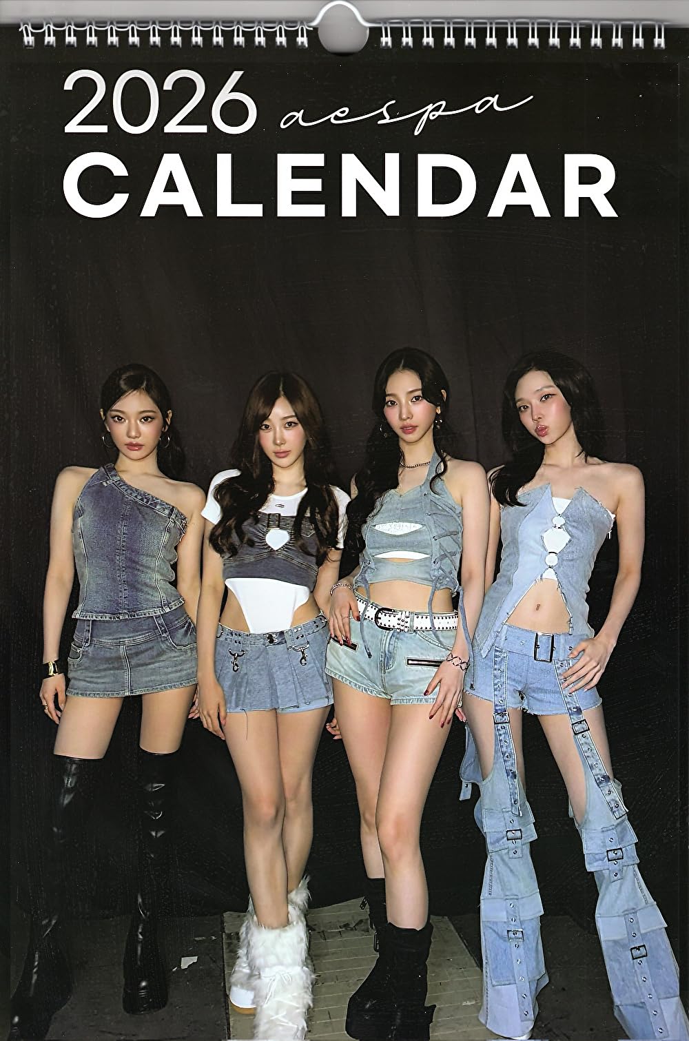 aespa ESPA Большой настенный календарь 2026 Набор наклеек (Рэйва 8) + К-ПОП