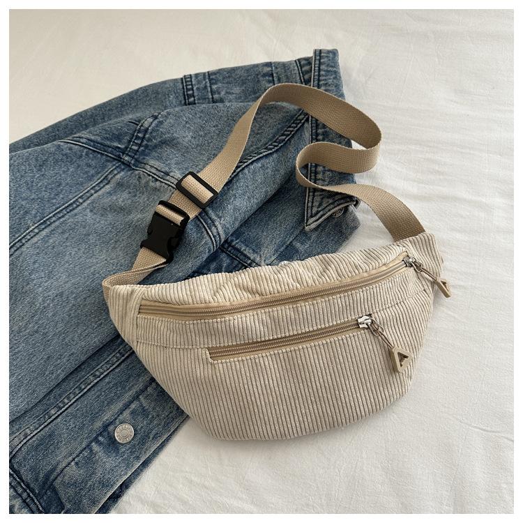 Lightweight Corduroy Fanny Pack Crossbody Bag Fashionable Retro Style Casual Chest Waist Bag Fresh Style Korean Version Handbags хакі
Lightweight Corduroy Fanny Pack Crossbody Bag Fashionable Retro Style Casual Chest Waist Bag Fresh Style Korean Version Handbags хакі