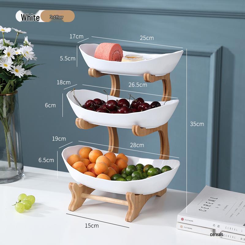 Bamboo Dessert & Snack Tray with Stand: Creative Living Room Fruit & Candy Storage Plate Single Layer
Bamboo Dessert & Snack Tray with Stand: Creative Living Room Fruit & Candy Storage Plate Single Layer