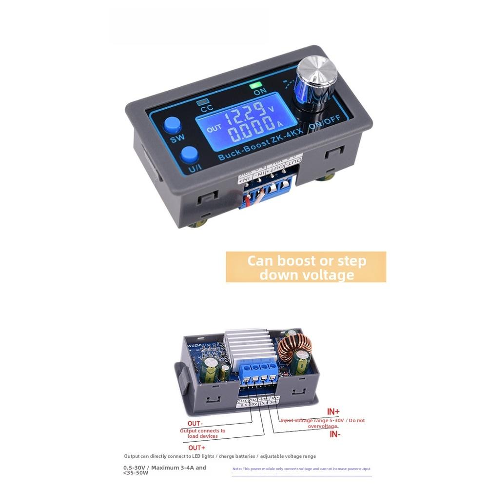 DC Power Supply Module 35W 80W Adjustable Step-Up Step-Down Voltage Regulator with Overcapacity and Timeout Protection ZK-4KX 35W
DC Power Supply Module 35W 80W Adjustable Step-Up Step-Down Voltage Regulator with Overcapacity and Timeout Protection ZK-4KX 35W