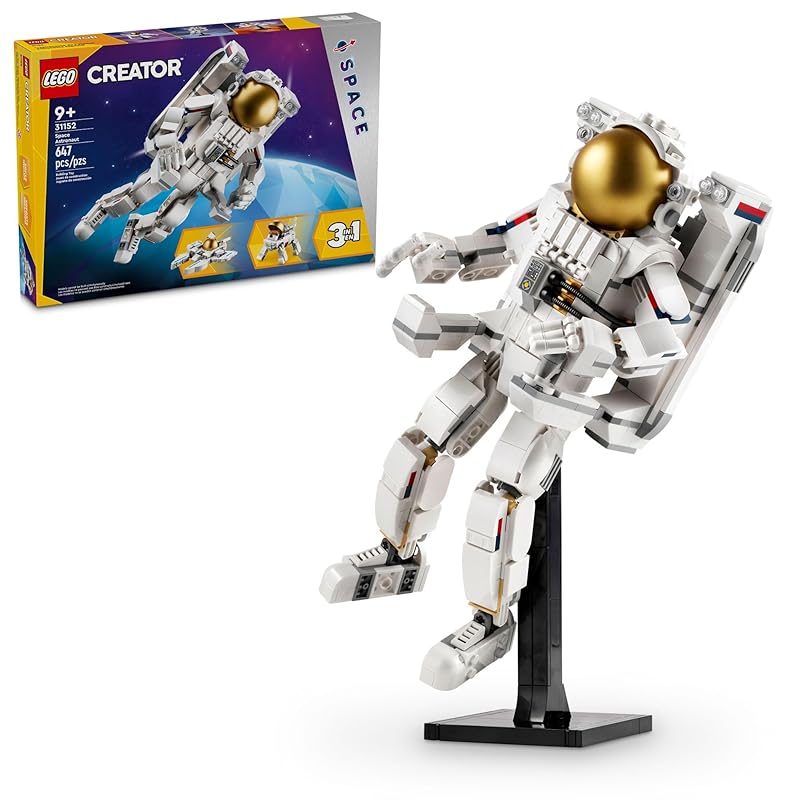 Lego Creator 3 в 1 набор для сборки игрушек астронавтов От фигурок астронавтов до космических собак Трансформируется в реактивный самолет Viper идеи для подарков на космическую тематику 31152 для
Lego Creator 3 в 1 набор для сборки игрушек астронавтов От фигурок астронавтов до космических собак Трансформируется в реактивный самолет Viper идеи для подарков на космическую тематику 31152 для