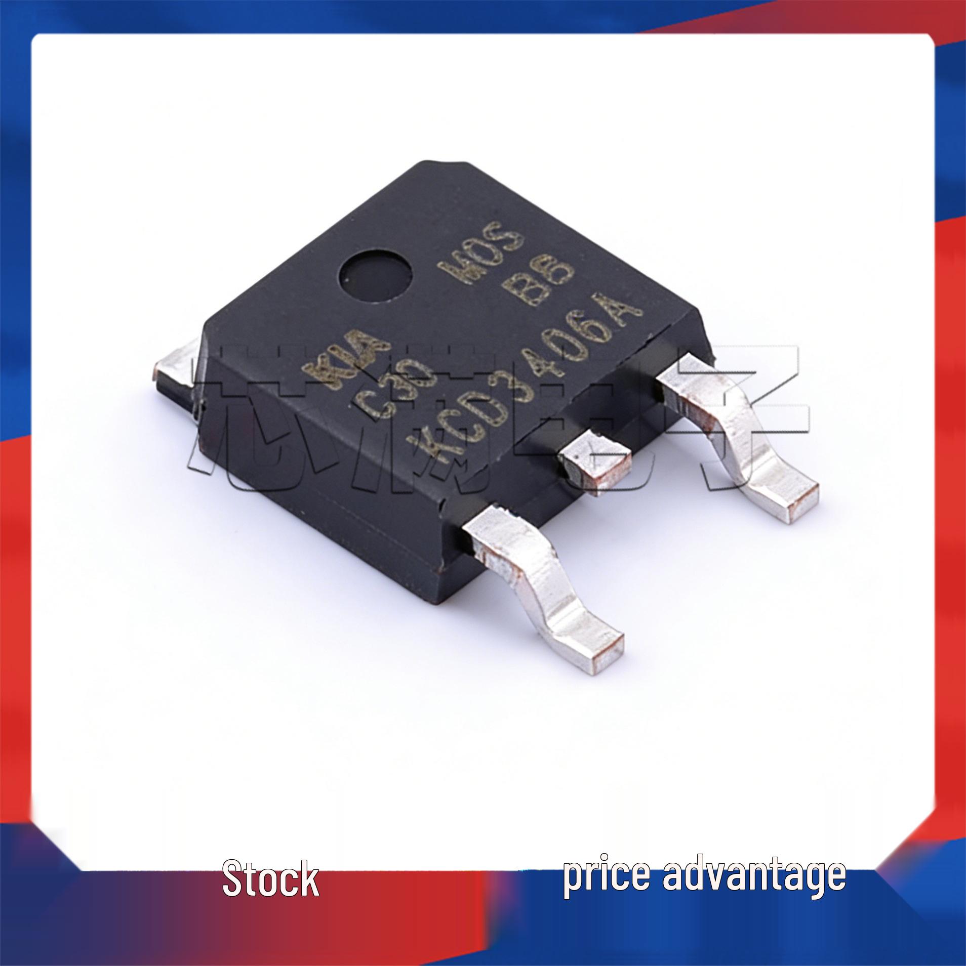 Original KCD3406A N-Channel 60V 80A MOSFET, TO-252 Surface-Mount, Low-Voltage Field-Effect Transistor
Original KCD3406A N-Channel 60V 80A MOSFET, TO-252 Surface-Mount, Low-Voltage Field-Effect Transistor