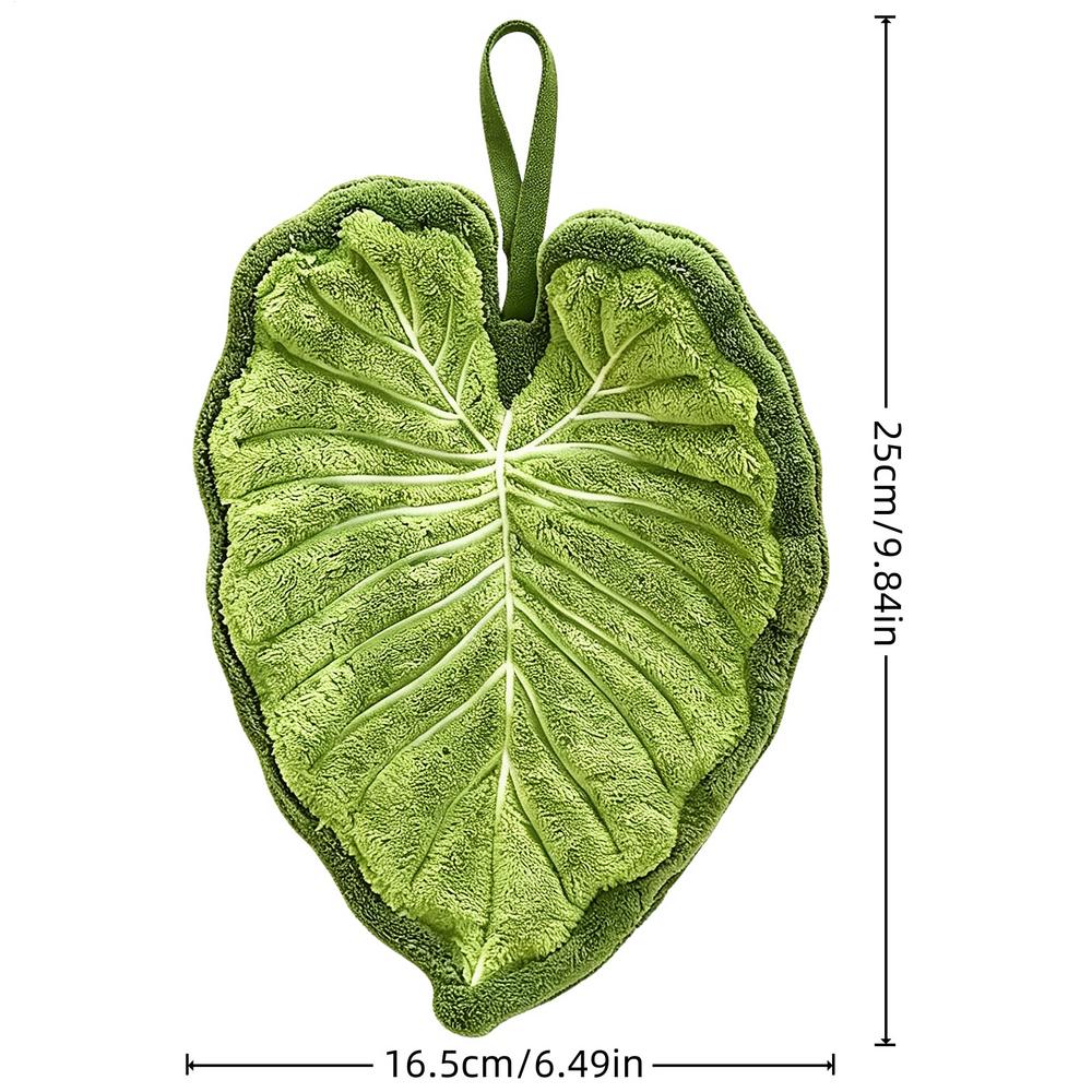 1Pcs Creative Leafs Pattern Hanging Hand Towels Hot Planting Absorbent Fabric Portable Kitchen Bathroom Household Cleaning Cloth зелений
1Pcs Creative Leafs Pattern Hanging Hand Towels Hot Planting Absorbent Fabric Portable Kitchen Bathroom Household Cleaning Cloth зелений