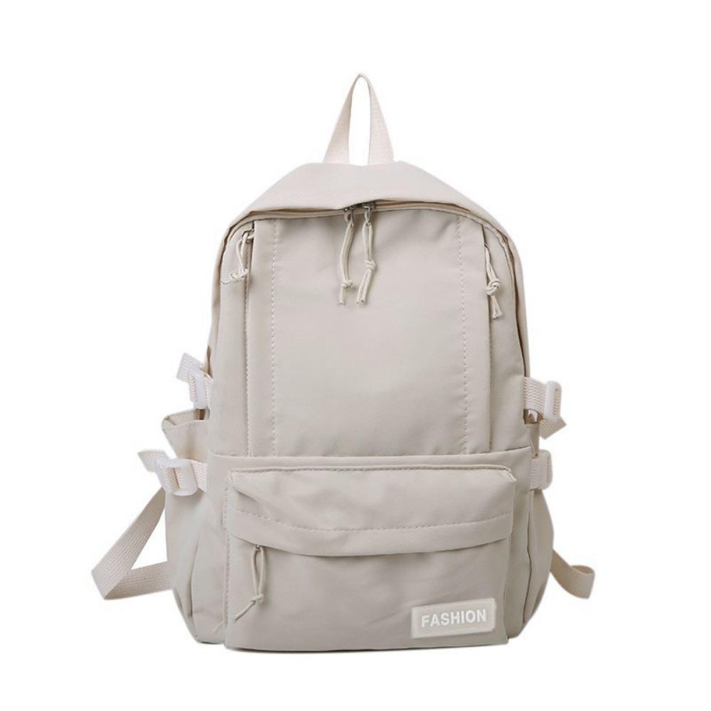 Lightweight Student Backpack Multi Pockets Solid Color Backpack Cute School Bag Travel белый
Lightweight Student Backpack Multi Pockets Solid Color Backpack Cute School Bag Travel белый