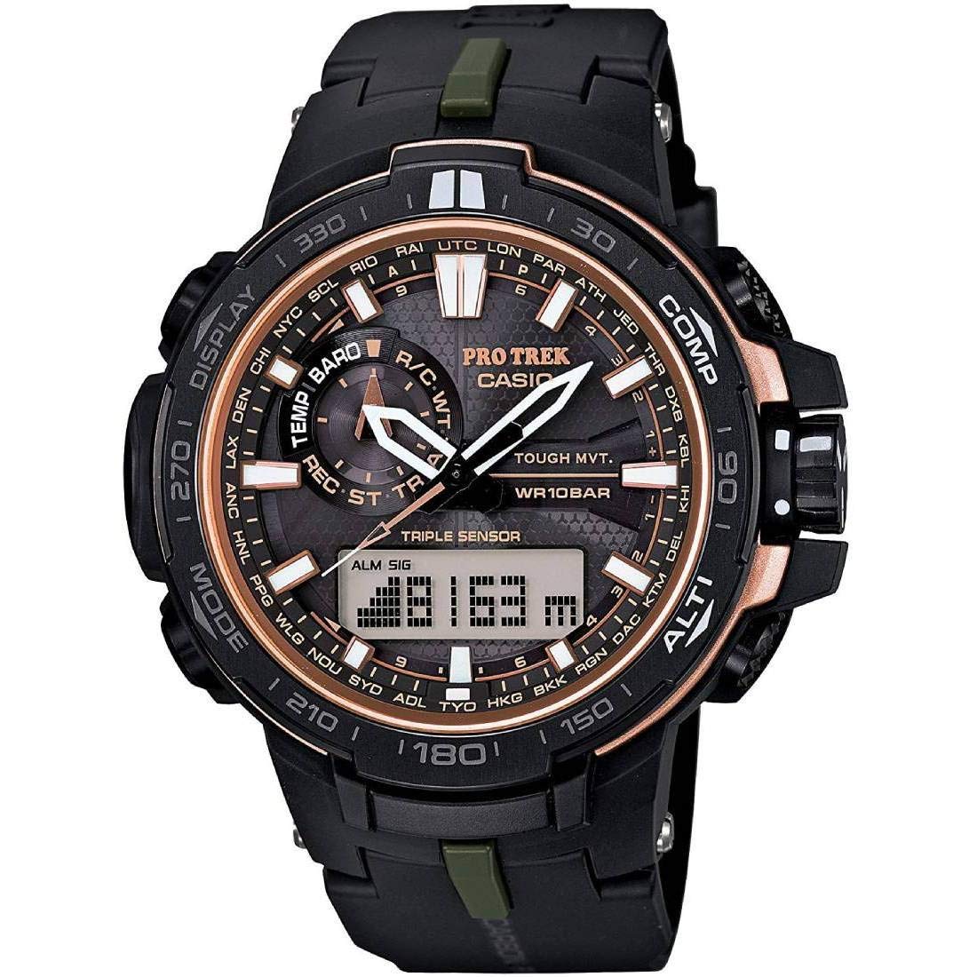 CASIO PRO TREK RM Series RM Series Radio Reception Tough Solar PRW-S6000Y-1 Black Watch Men s 
CASIO PRO TREK RM Series RM Series Radio Reception Tough Solar PRW-S6000Y-1 Black Watch Men s