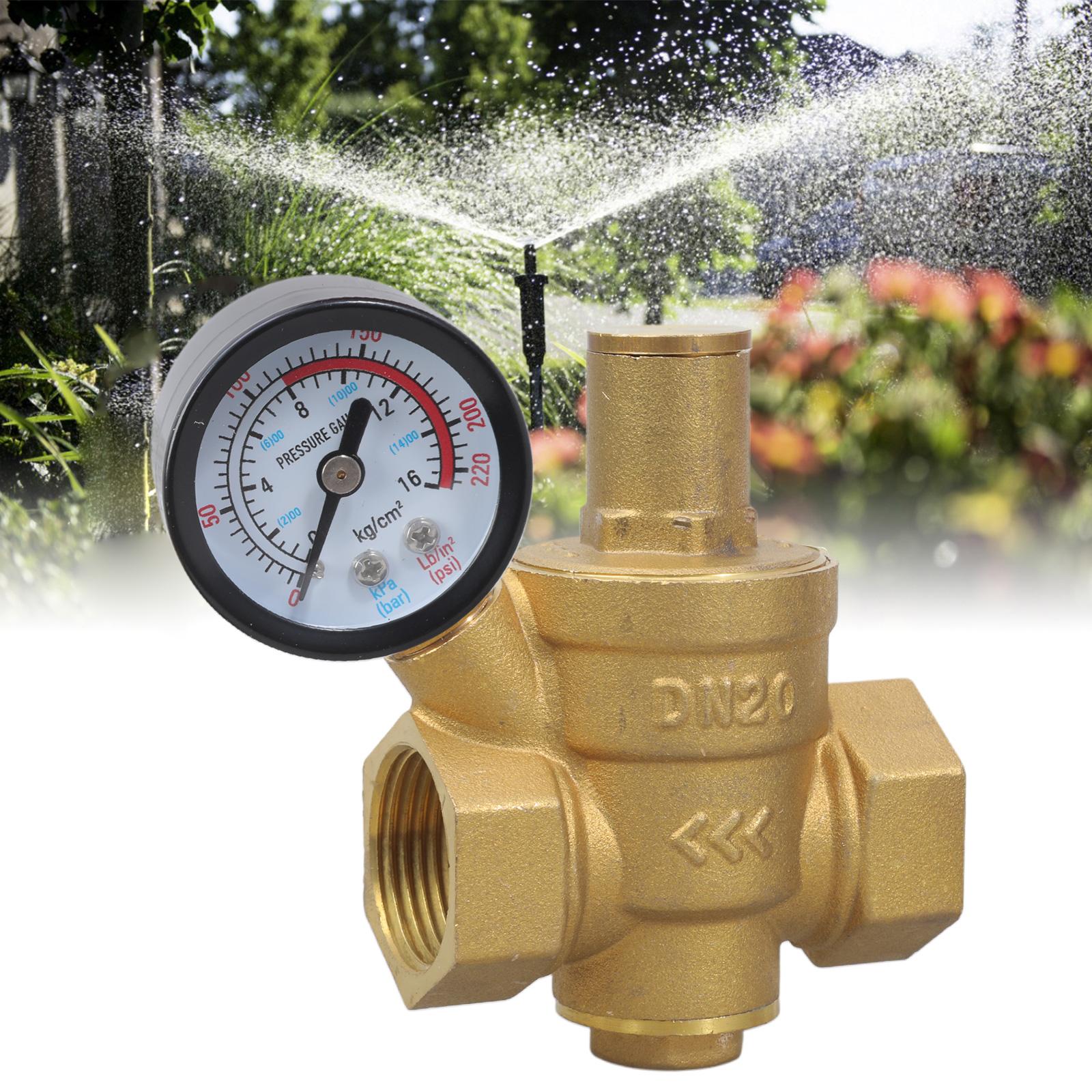 Pressure Regulator Water 1/2 Inch DN15 with Pressure Gauges High Hardness Brass Adjustable Pressure Regulator for Water
Pressure Regulator Water 1/2 Inch DN15 with Pressure Gauges High Hardness Brass Adjustable Pressure Regulator for Water