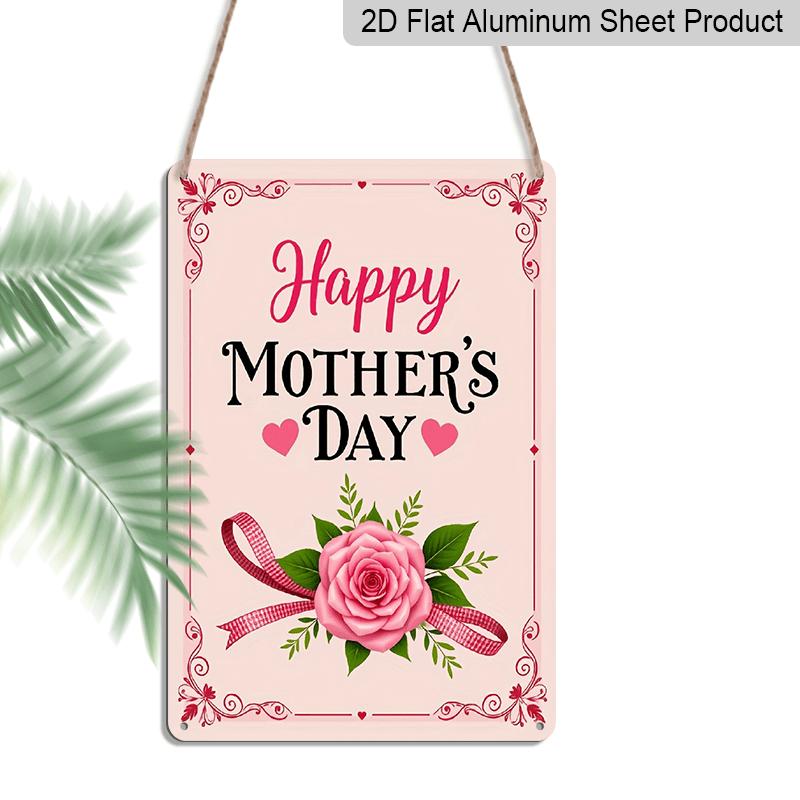 2D Flat, 1pc Vintage Happy Mother s Day Aluminium Sign - 8 x12 Rustic Home Decor, Pink Rose & Heart Wall Art, Perfect Gift for Mom & Mother s Day 20*30cm
2D Flat, 1pc Vintage Happy Mother s Day Aluminium Sign - 8 x12 Rustic Home Decor, Pink Rose & Heart Wall Art, Perfect Gift for Mom & Mother s Day 20*30cm