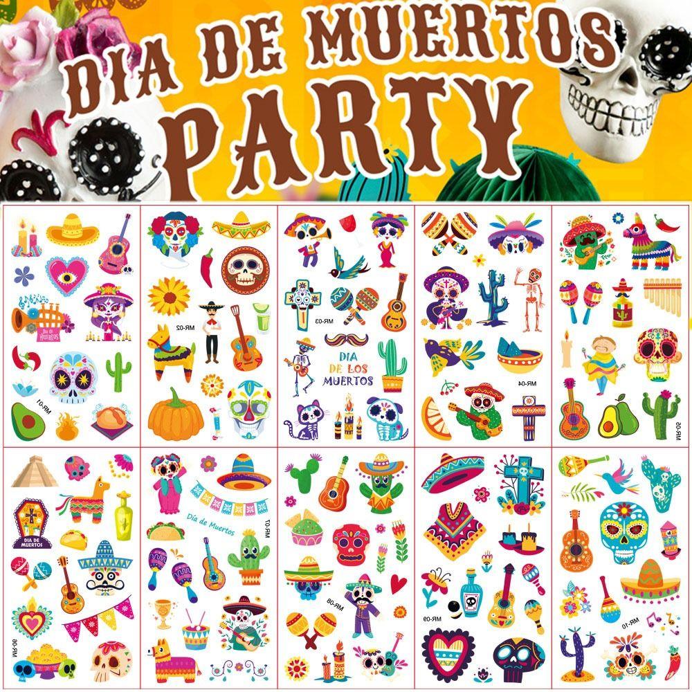 Disposable Children s Cartoon Tattoo Sticker Pumpkin Temporary Face Sticker Day of The Dead
Disposable Children s Cartoon Tattoo Sticker Pumpkin Temporary Face Sticker Day of The Dead