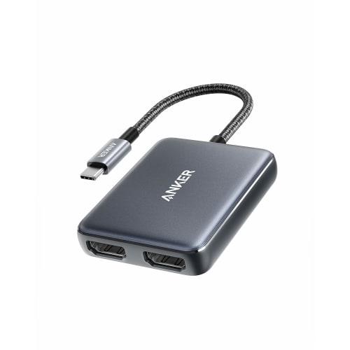 Anker PowerExpand USB-C & Dual HDMI Adapter Up to 4K (60Hz) Multiple Screen Output Up to 4K (30Hz) for MacBook iPad
Anker PowerExpand USB-C & Dual HDMI Adapter Up to 4K (60Hz) Multiple Screen Output Up to 4K (30Hz) for MacBook iPad