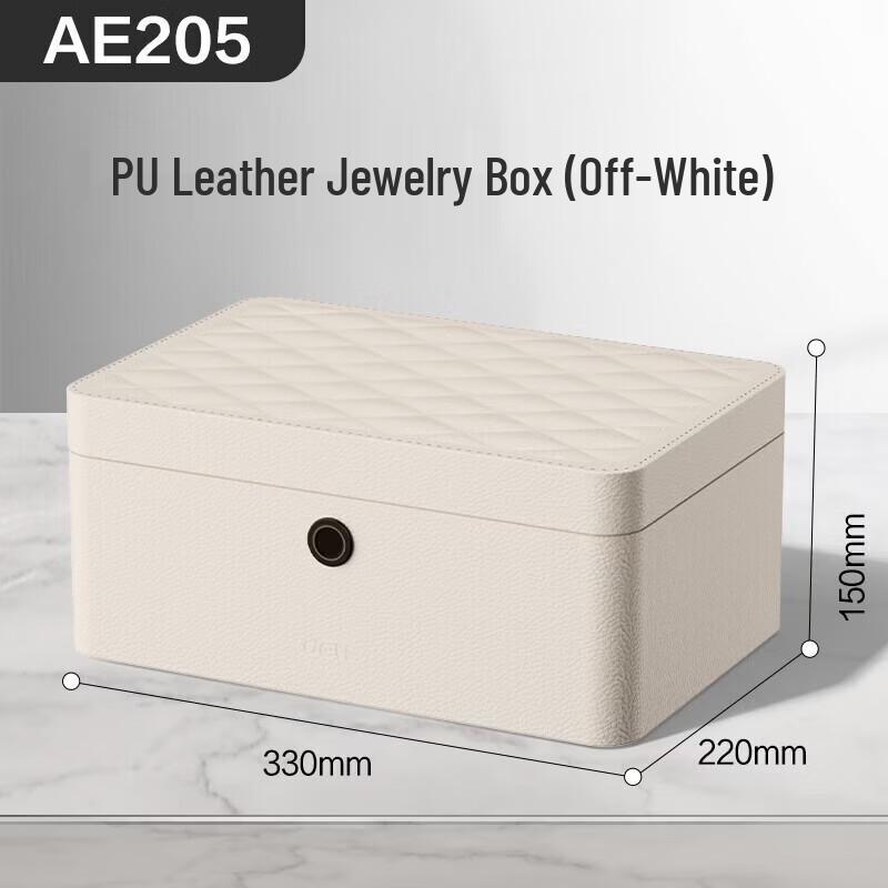 Deli AE205 Fingerprint Unlock PU Leather Steel Jewelry Safe Box
Deli AE205 Fingerprint Unlock PU Leather Steel Jewelry Safe Box