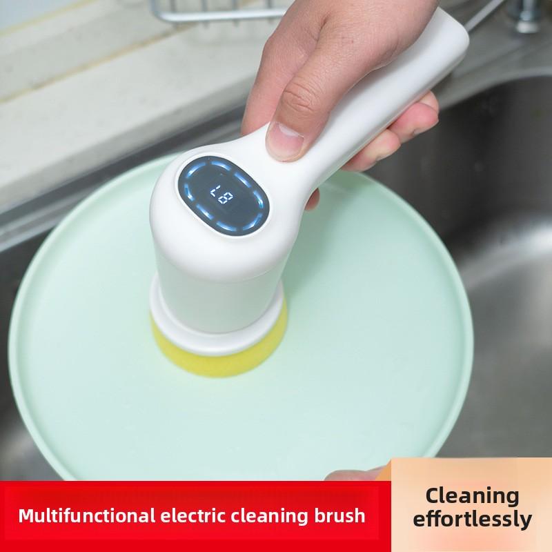 Cleaning Brush Electric Cleaning Brush Steel Wire Ball Five Brush Head Long Handle Handheld Cleaning Kitchen Dishwashing Artifact белый
Cleaning Brush Electric Cleaning Brush Steel Wire Ball Five Brush Head Long Handle Handheld Cleaning Kitchen Dishwashing Artifact белый