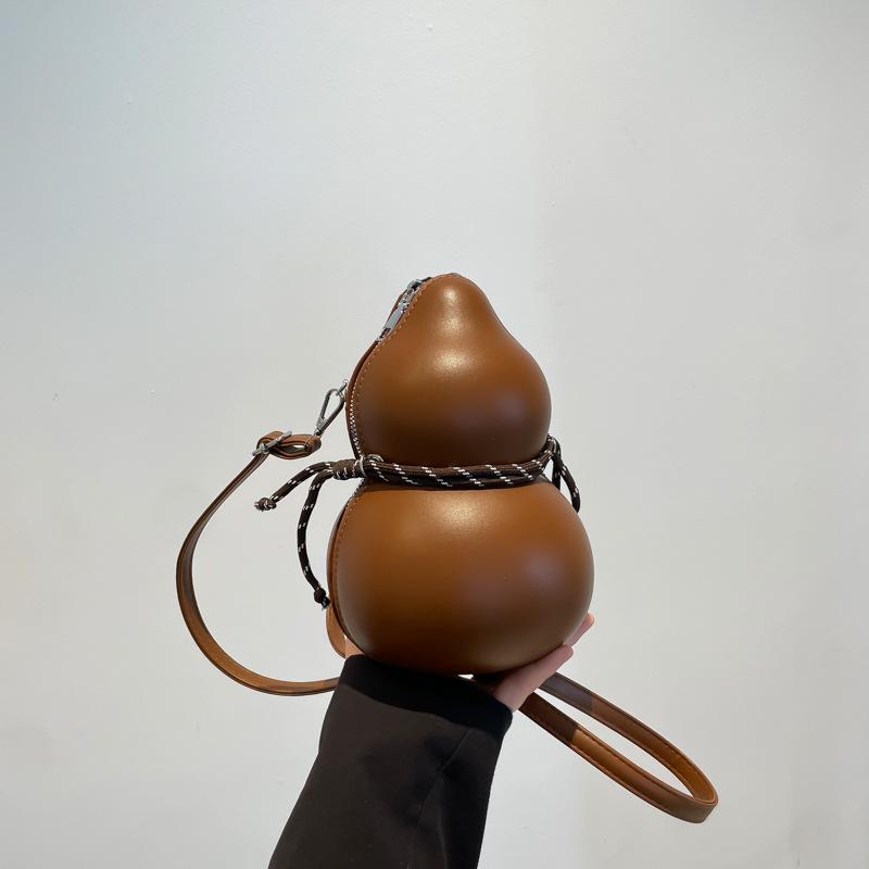 Wine Gourd Bag Shape Personality Design Sense Trend Foreign Fashion Crossbody Shoulder Bag For Women коричневый
Wine Gourd Bag Shape Personality Design Sense Trend Foreign Fashion Crossbody Shoulder Bag For Women коричневый