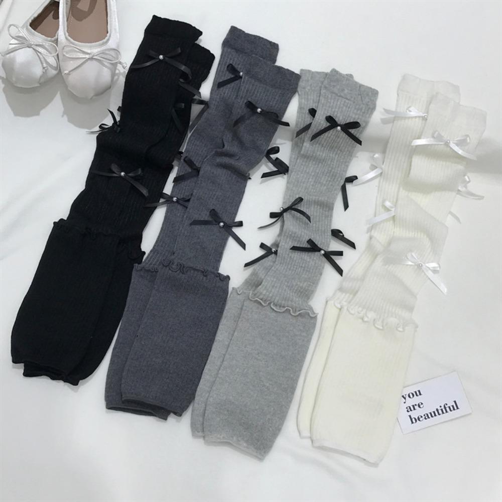 Cotton Bow Long Socks Bowknot Knee High Socks Miu Style Fashion Mid-tube Stocking Ballet чорний
Cotton Bow Long Socks Bowknot Knee High Socks Miu Style Fashion Mid-tube Stocking Ballet чорний