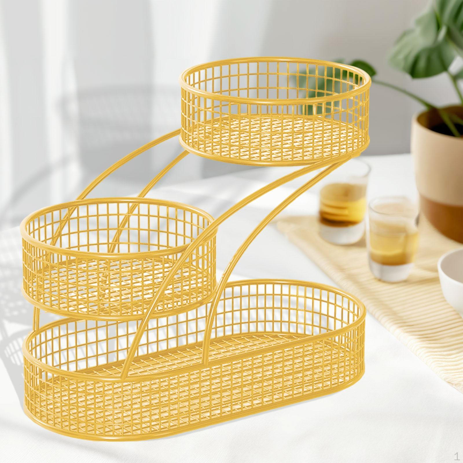 Fruit Basket Tiered Display Stand Large Capacity Bowl Vegetable Bread Snack for Counter
Fruit Basket Tiered Display Stand Large Capacity Bowl Vegetable Bread Snack for Counter