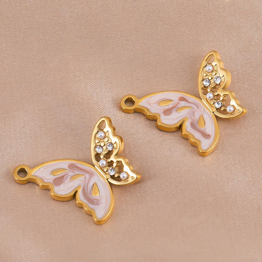 New Stainless Steel Butterfly Pendant Multi-color Pendant for DIY Jewelry Making Accessories Earring Pendant Base
New Stainless Steel Butterfly Pendant Multi-color Pendant for DIY Jewelry Making Accessories Earring Pendant Base
