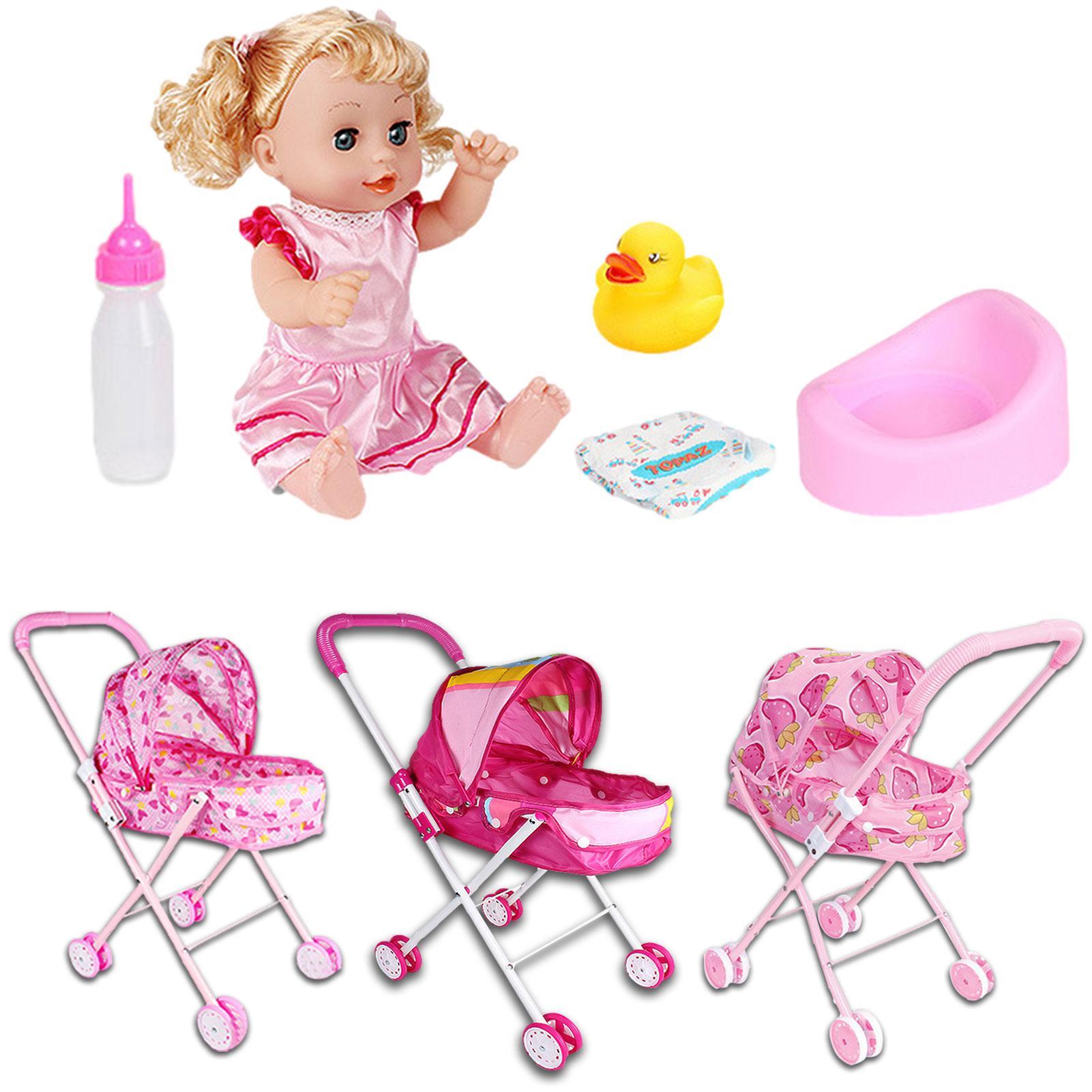 Набор колясок для кукол Babys | Набор кукол Babys с принадлежностями для кормления | Кукла Делюкс для новорожденных на прогулке
Набор колясок для кукол Babys | Набор кукол Babys с принадлежностями для кормления | Кукла Делюкс для новорожденных на прогулке