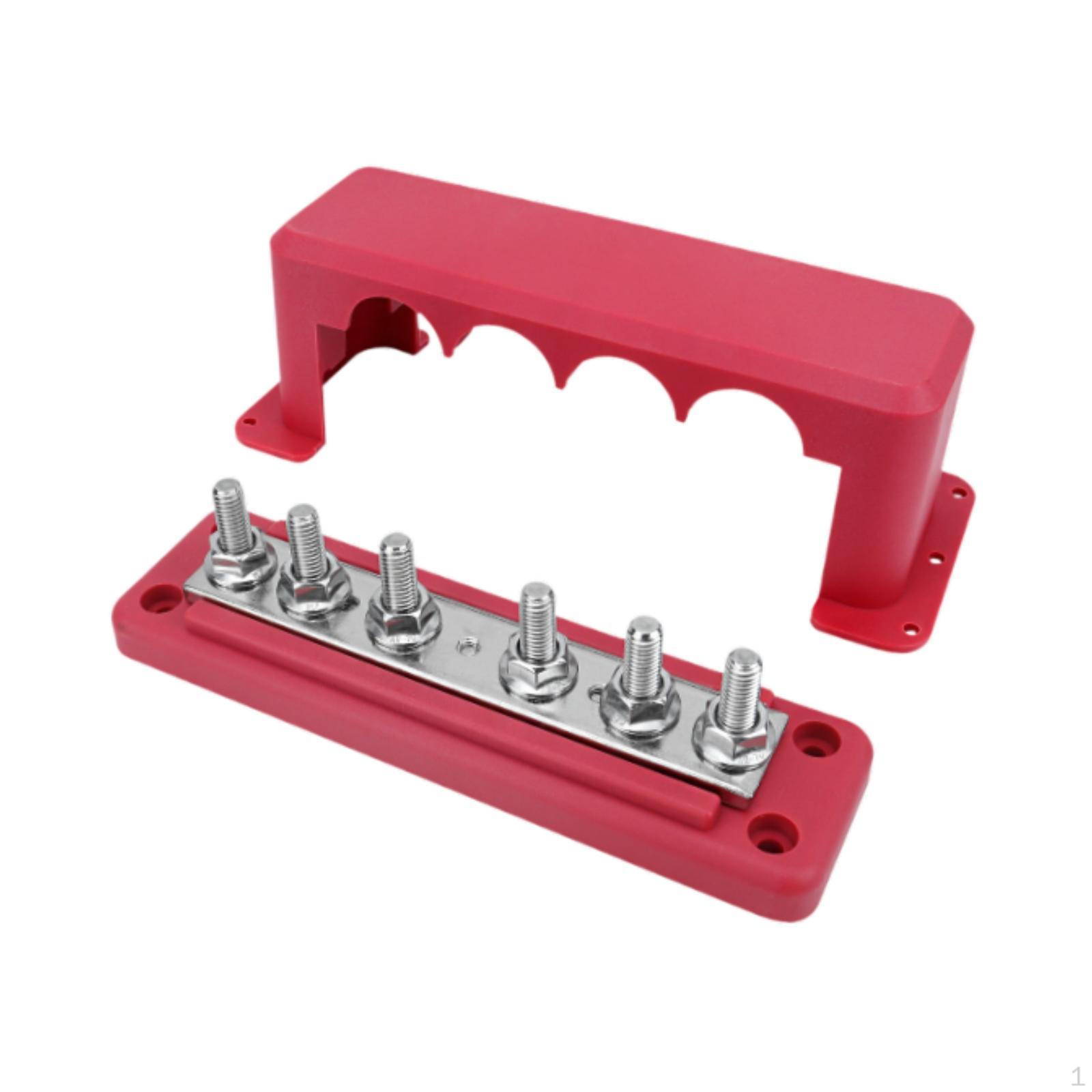 300A 6 Terminal Bus Bar 12V-48V DC Portable Connecting Block Rustproof Power Distribution for червоний
300A 6 Terminal Bus Bar 12V-48V DC Portable Connecting Block Rustproof Power Distribution for червоний