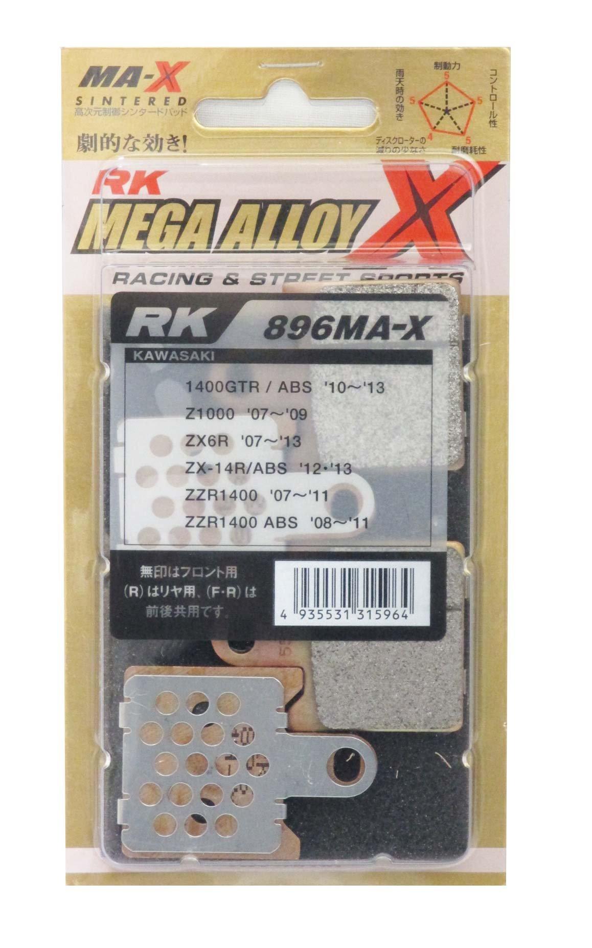 Тормозные колодки RK Mega Alloy для Kawasaki ZZR1400 06, 07 (Фронт) и т.д. Велосипеды, Мотоциклы, Двухколесные транспортные средства 896MA-X
Тормозные колодки RK Mega Alloy для Kawasaki ZZR1400 06, 07 (Фронт) и т.д. Велосипеды, Мотоциклы, Двухколесные транспортные средства 896MA-X