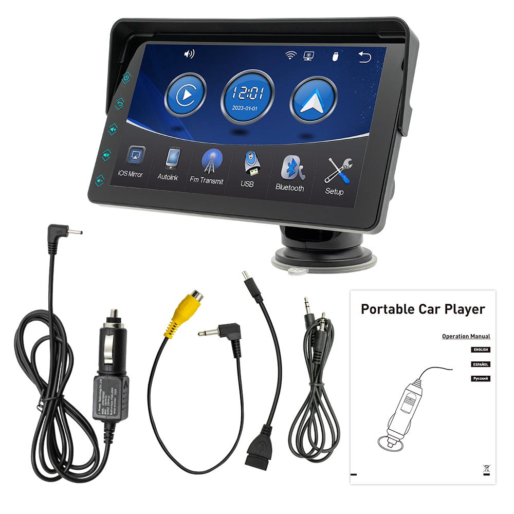 B5311L 7 автомобильный беспроводной Carplay Android Auto портативное радио MIrrorlink цветная подсветка FM-плеер Type-c BT AUX вход автомобильная стереосистема
B5311L 7 автомобильный беспроводной Carplay Android Auto портативное радио MIrrorlink цветная подсветка FM-плеер Type-c BT AUX вход автомобильная стереосистема