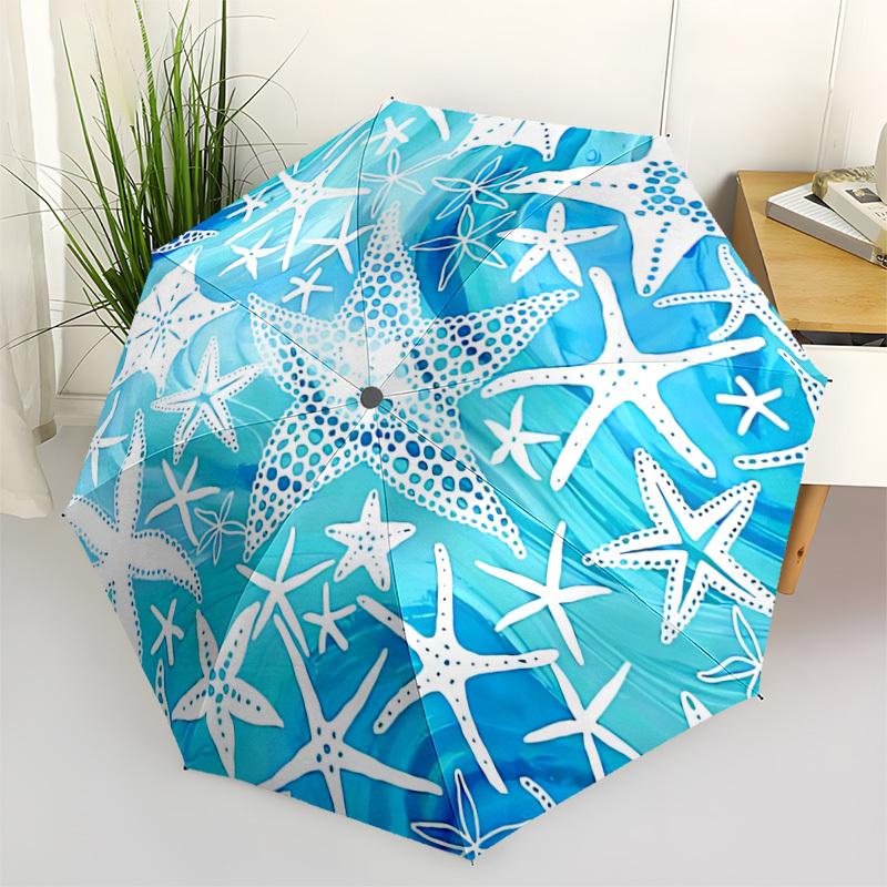 1pc Starfish Ocean Automatic Open/Close Folding Umbrella - Compact 8-Rib Design, Daily Use, Perfect Gift for Friends & Family yy260327093
1pc Starfish Ocean Automatic Open/Close Folding Umbrella - Compact 8-Rib Design, Daily Use, Perfect Gift for Friends & Family yy260327093