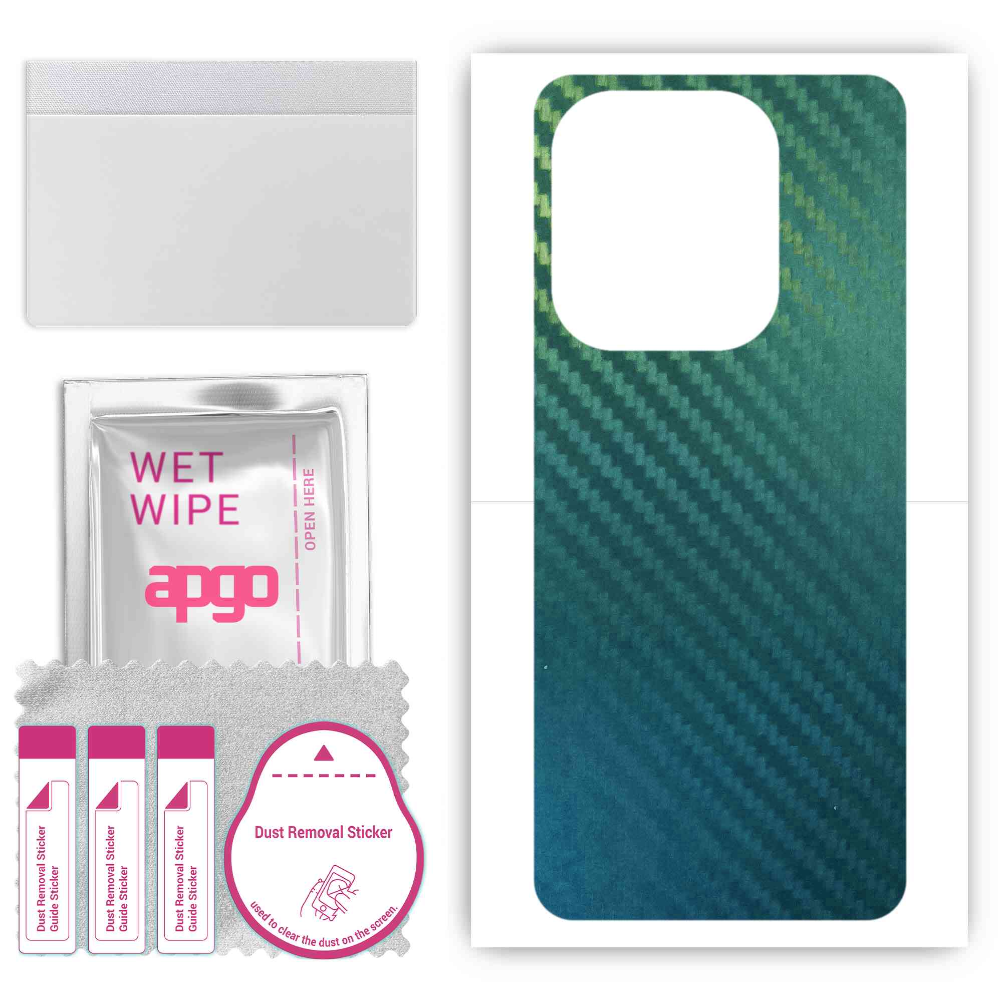 apgo Protective Skin Sticker for the back compatible with Tecno Pop 7 Pro, Wrap Film, Foil, Vinyl - Pattern Carbon Chameleon CAKA1
apgo Protective Skin Sticker for the back compatible with Tecno Pop 7 Pro, Wrap Film, Foil, Vinyl - Pattern Carbon Chameleon CAKA1