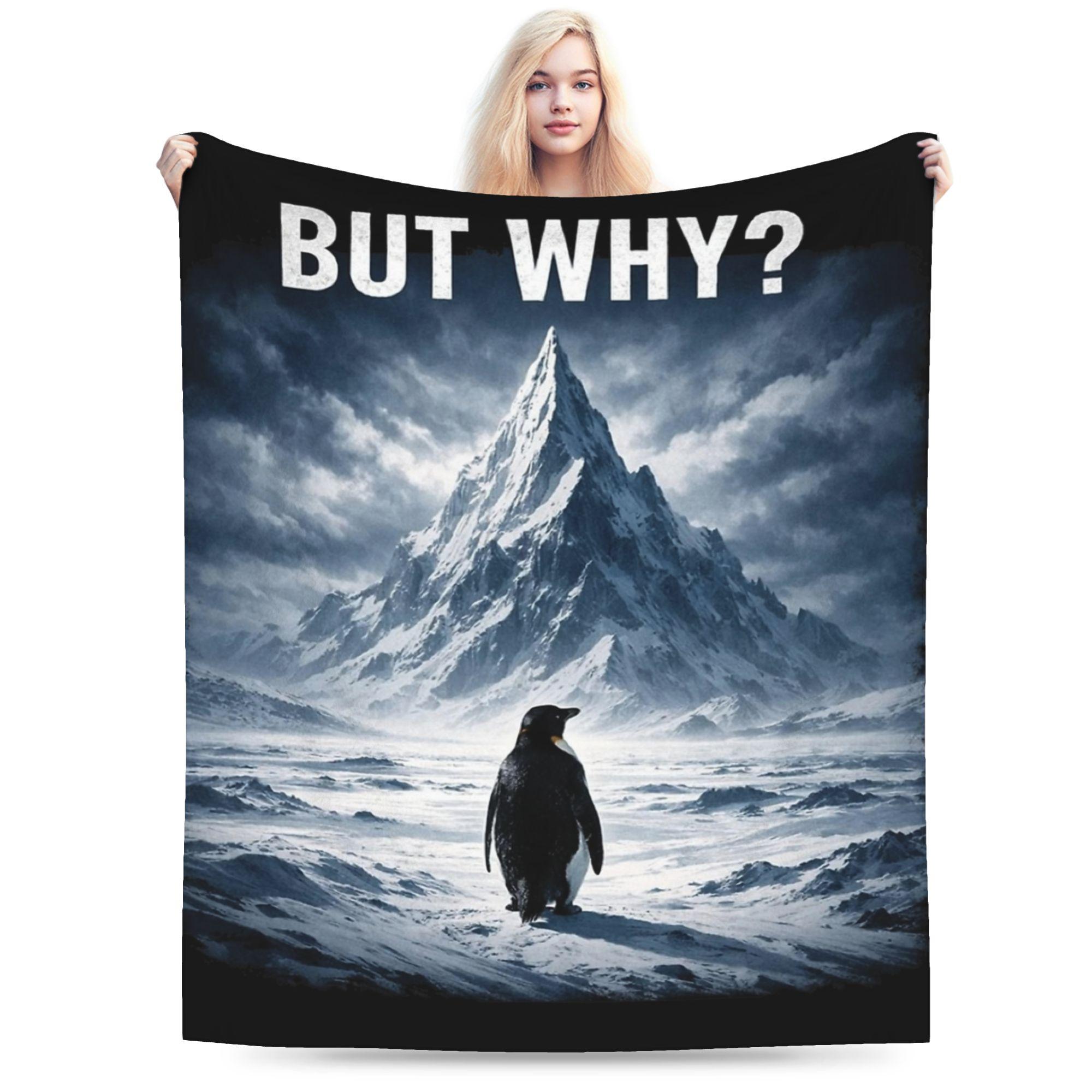 But Why Nihilist Penguin Meme Blanket Multi-size Super Soft Cozy Throw Blankets for Couch Sofa and Bed 75x90cm
But Why Nihilist Penguin Meme Blanket Multi-size Super Soft Cozy Throw Blankets for Couch Sofa and Bed 75x90cm