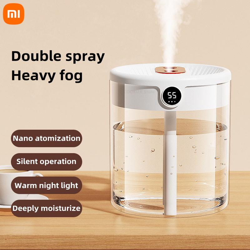 Новый домашний увлажнитель воздуха Xiaomi 2000 мл, USB двойной спрей, ультразвуковой прохладный туман, диффузор с ароматом эфирного масла, увлажнитель со светодиодной подсветкой
Новый домашний увлажнитель воздуха Xiaomi 2000 мл, USB двойной спрей, ультразвуковой прохладный туман, диффузор с ароматом эфирного масла, увлажнитель со светодиодной подсветкой
