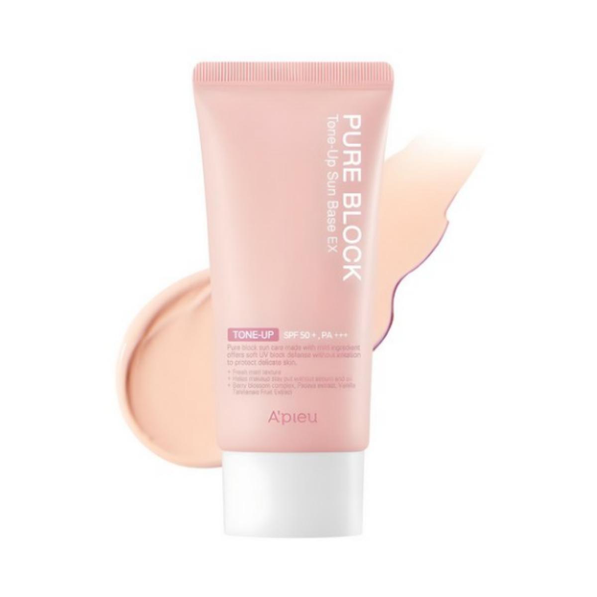 A’PIEU Pure Block Tone‑Up Sun Base EX SPF50+ PA+++ — 50 мл, 1 шт.
A’PIEU Pure Block Tone‑Up Sun Base EX SPF50+ PA+++ — 50 мл, 1 шт.