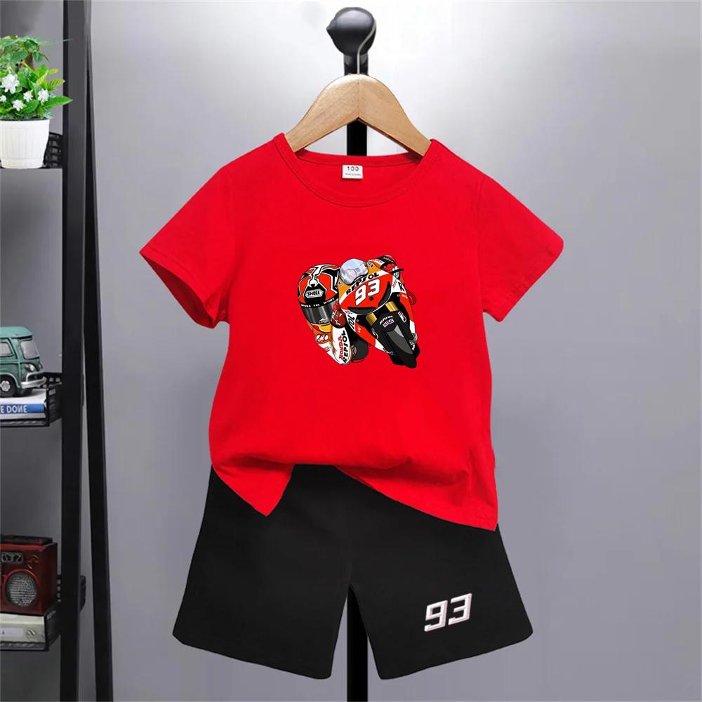 Summer Red Short-Sleeve T-Shirt and Shorts 2-Piece Set Motorcycle Racing Children s Clothing Casual Kids Sports Outfit 100
Summer Red Short-Sleeve T-Shirt and Shorts 2-Piece Set Motorcycle Racing Children s Clothing Casual Kids Sports Outfit 100