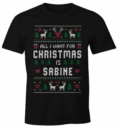 Men s T-Shirt All I Want For Christmas Xmas Preferred Name Text Line- L
Men s T-Shirt All I Want For Christmas Xmas Preferred Name Text Line- L