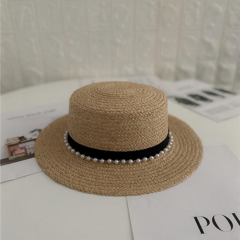 Винтажная шляпа из рафии с плоским верхом и жемчугом, женская весенне-летняя шляпа-козырек для защиты от солнца, универсальная пляжная шляпа, шляпа-цилиндр adult (56-58cm)
Винтажная шляпа из рафии с плоским верхом и жемчугом, женская весенне-летняя шляпа-козырек для защиты от солнца, универсальная пляжная шляпа, шляпа-цилиндр adult (56-58cm)