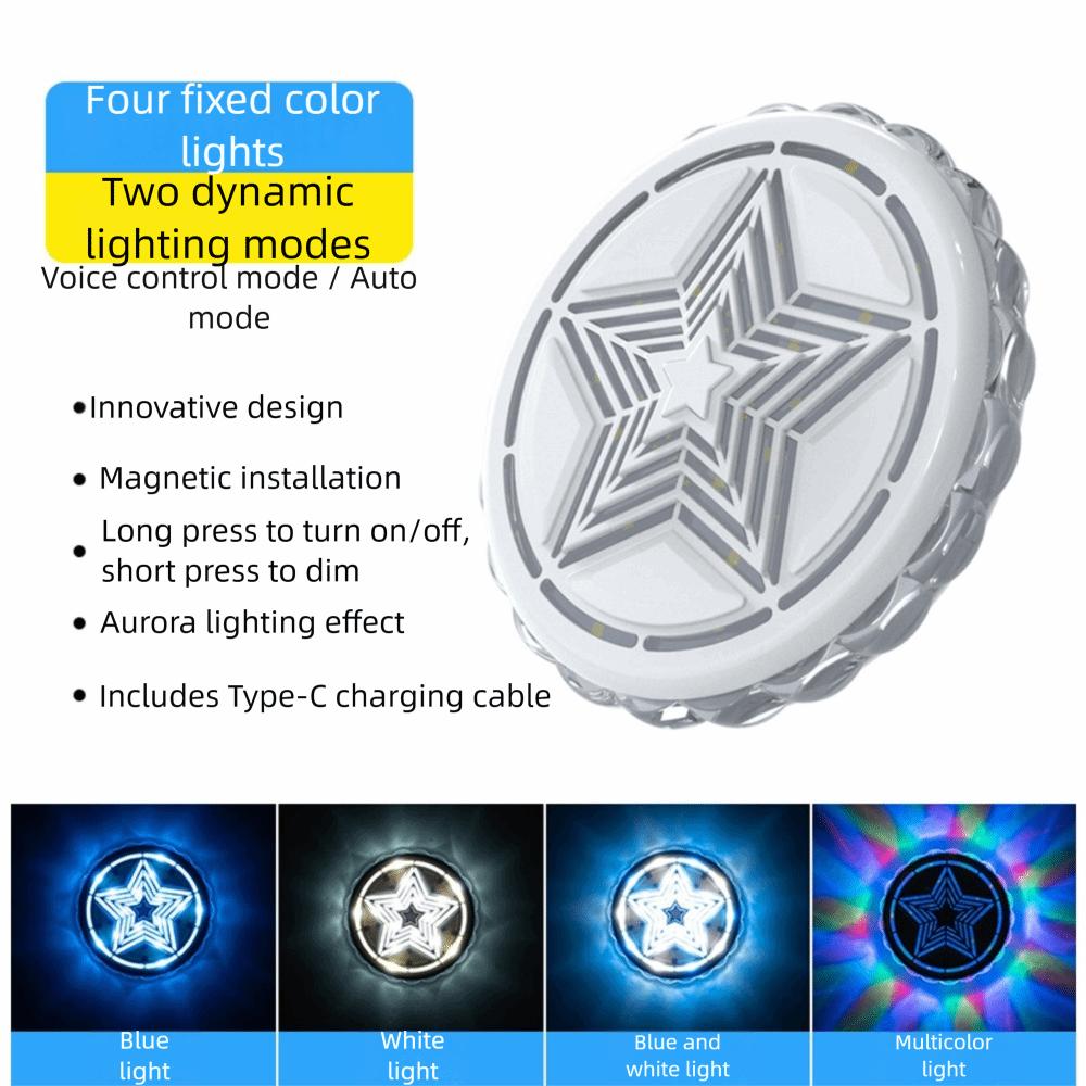 Gifts Rechargeable Car Roof Interior Ambient Light Multi-Mode Car Decorative Magnetic Car Roof Light LED Car Star Lights
Gifts Rechargeable Car Roof Interior Ambient Light Multi-Mode Car Decorative Magnetic Car Roof Light LED Car Star Lights
