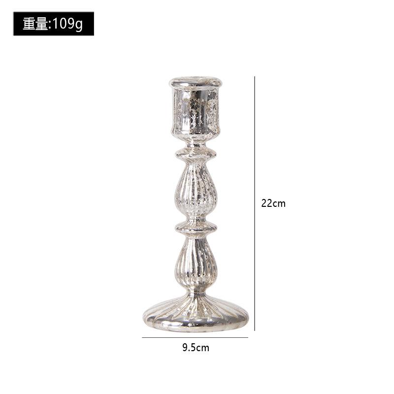 Vintage Silver Plated Candle Holder Romantic Glass Decor French European Style Home Decoration
Vintage Silver Plated Candle Holder Romantic Glass Decor French European Style Home Decoration