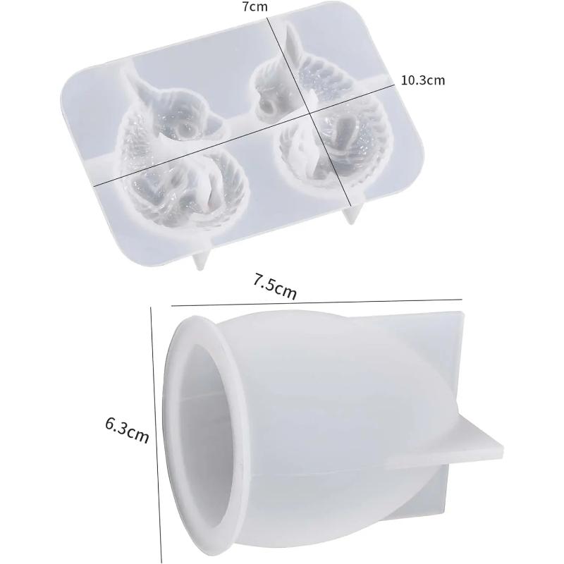 2Pcs 3D Dragon Egg Silicone Resin Casting Mold & Lamp Base, DIY Crystal Lava Dragon Egg Epoxy Mold Home Decoration
2Pcs 3D Dragon Egg Silicone Resin Casting Mold & Lamp Base, DIY Crystal Lava Dragon Egg Epoxy Mold Home Decoration