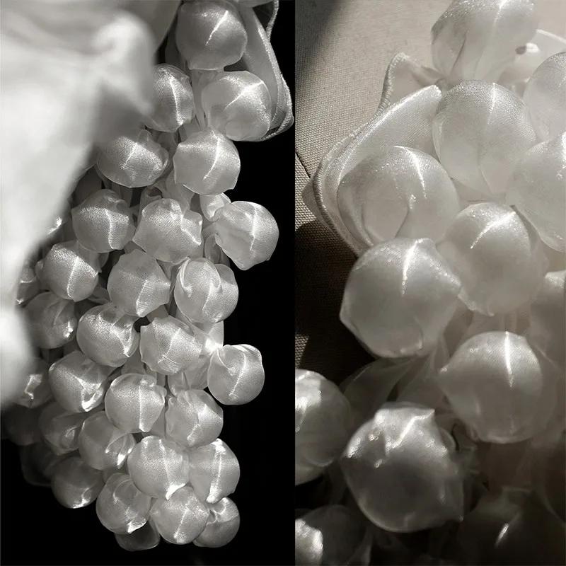 20x75cm Heat Setting Bubble Yarn Fabric Bubble Glossy Fabrics 3D Material Fashion Costume Designers Clothing Supplies 20x75cm білий
20x75cm Heat Setting Bubble Yarn Fabric Bubble Glossy Fabrics 3D Material Fashion Costume Designers Clothing Supplies 20x75cm білий