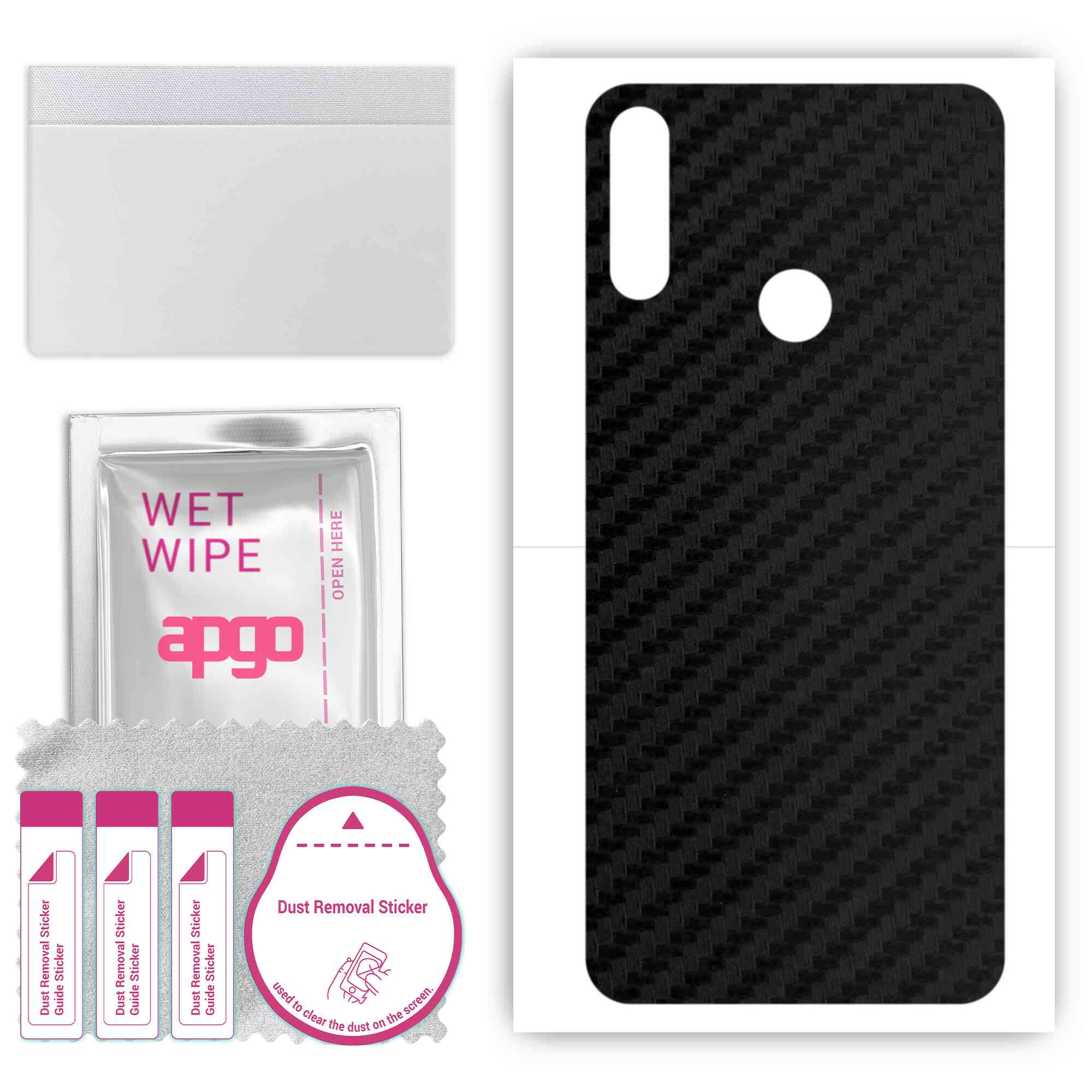apgo Protective Skin Sticker for the back compatible with Huawei Enjoy 20e, Wrap Film, Foil, Vinyl - Pattern Carbon Black
apgo Protective Skin Sticker for the back compatible with Huawei Enjoy 20e, Wrap Film, Foil, Vinyl - Pattern Carbon Black