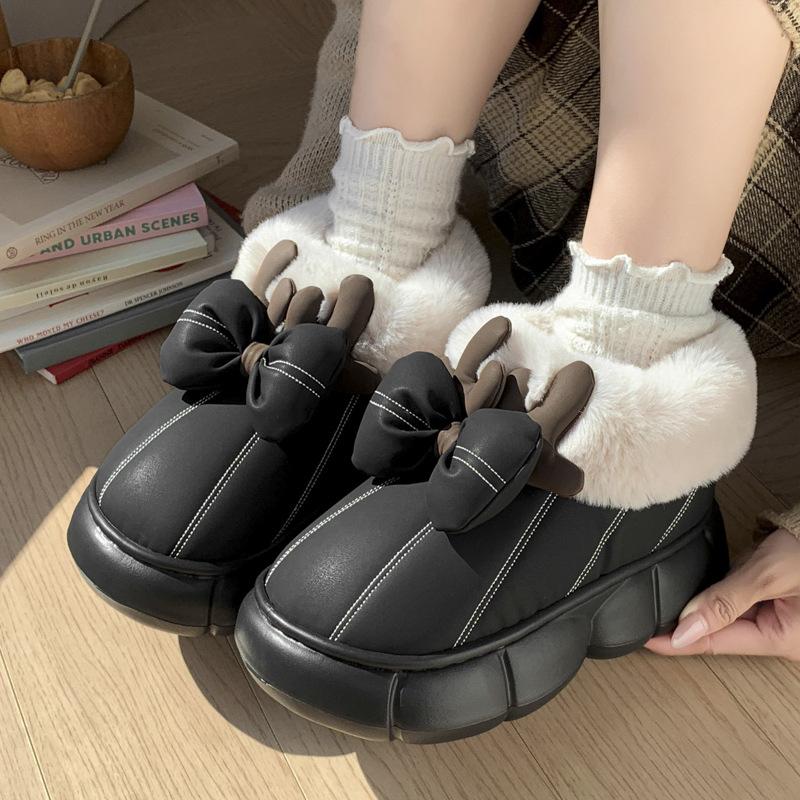 Новые милые хлопковые туфли с рожками-бантиками, осенне-зимние, бархатные, теплые, на толстой подошве, с высокой платформой, из высококачественной ПУ-кожи, сноубутсы 40-41 чёрный
Новые милые хлопковые туфли с рожками-бантиками, осенне-зимние, бархатные, теплые, на толстой подошве, с высокой платформой, из высококачественной ПУ-кожи, сноубутсы 40-41 чёрный