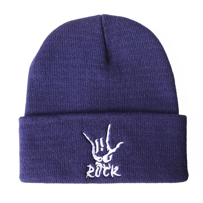 Western rock ROCK Embroidered warm knitted hat, woolen hat, hip-hop pullover, autumn and winter unisex hat, cold weather hat Adjustable темно-синього кольору
Western rock ROCK Embroidered warm knitted hat, woolen hat, hip-hop pullover, autumn and winter unisex hat, cold weather hat Adjustable темно-синього кольору