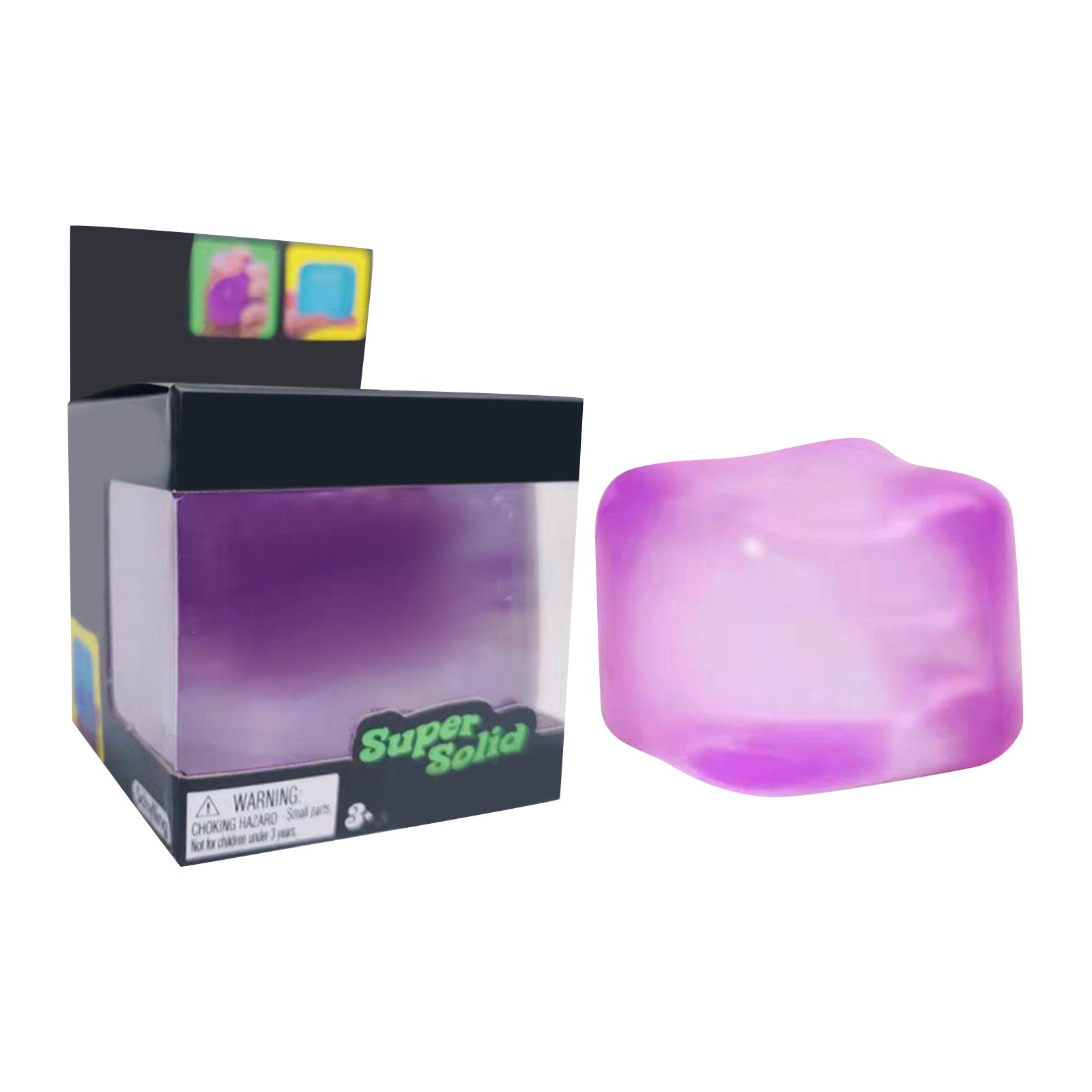 Super Solid Squish Sensory Stress Relief Toy for Kids and Adults Flexible Non Toxic Material for Squeezing and Shaping фіолетовий
Super Solid Squish Sensory Stress Relief Toy for Kids and Adults Flexible Non Toxic Material for Squeezing and Shaping фіолетовий