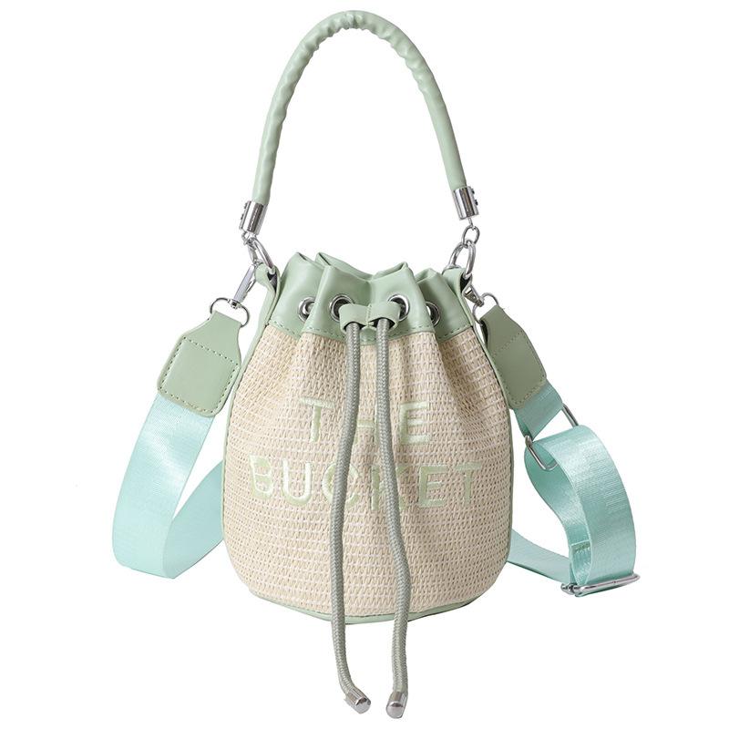 Women s bag winter new personalized letter embroidery thread weaving contrasting color women s bucket bag shoulder messenger bag світло-зелений колір
Women s bag winter new personalized letter embroidery thread weaving contrasting color women s bucket bag shoulder messenger bag світло-зелений колір