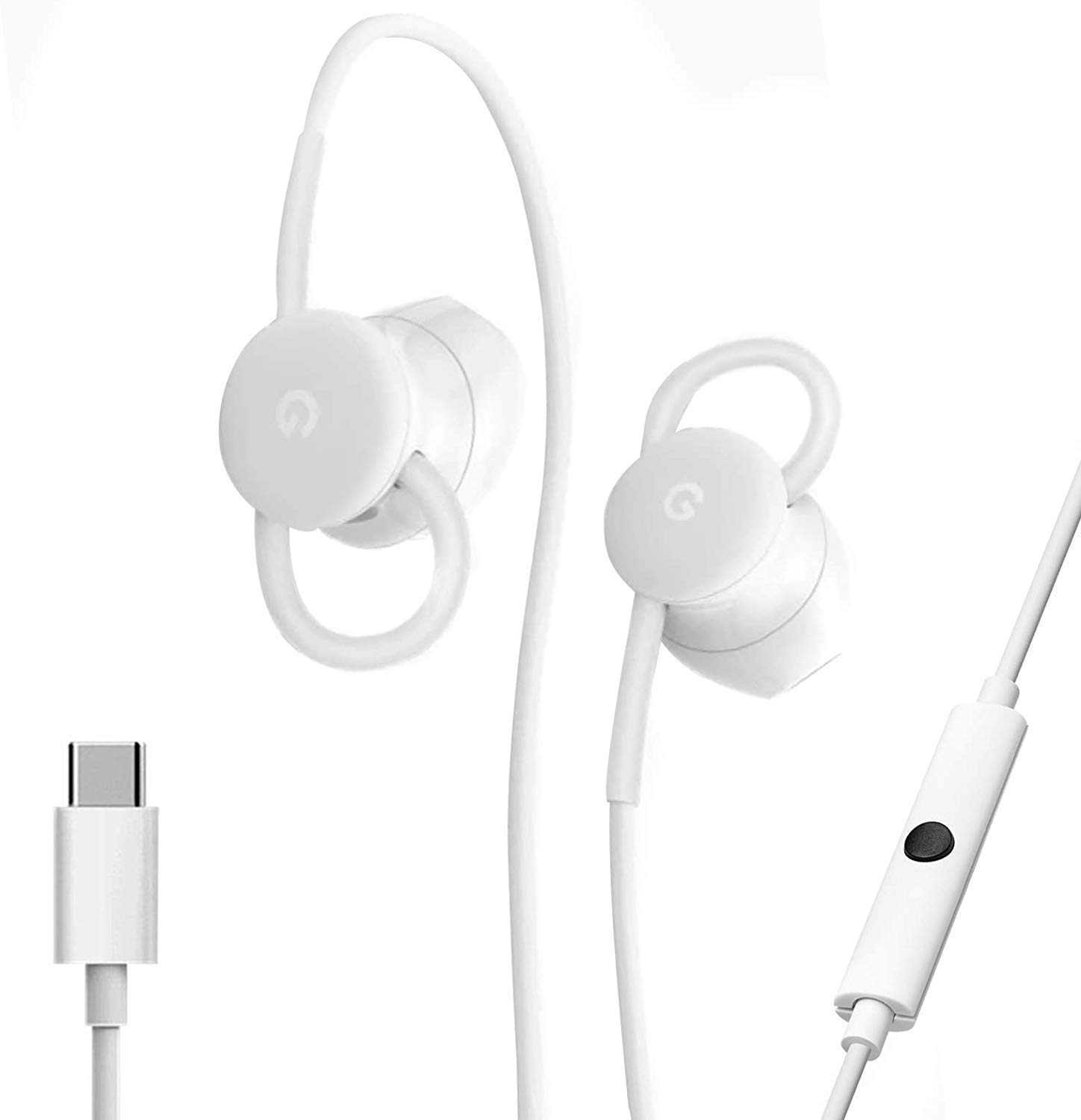 Talkline Sales Google USB-C Wired Digital Earphones Headset for Pixel Phone, White
Talkline Sales Google USB-C Wired Digital Earphones Headset for Pixel Phone, White