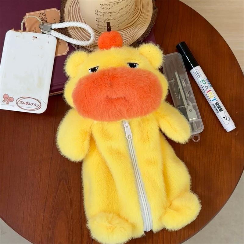 Orange Capybara Plush Pencil Case Cute Cartoon Fluffy Pen Bag Kawaii Makeup Storage Bag Student Stationery School Supplies Gift ONESIZE
Orange Capybara Plush Pencil Case Cute Cartoon Fluffy Pen Bag Kawaii Makeup Storage Bag Student Stationery School Supplies Gift ONESIZE