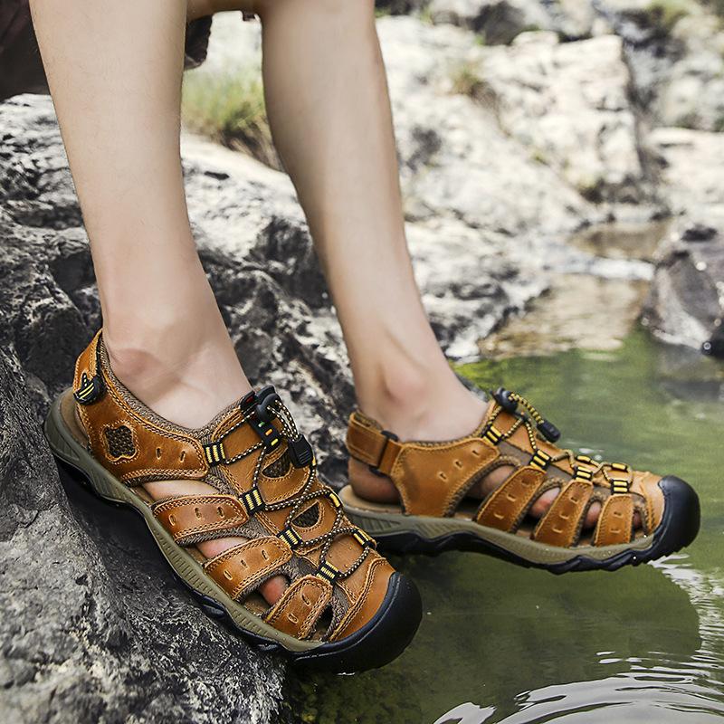Baotou men s sandals cowhide beach shoes men s open-toed outdoor wear large size 46 47 48 Factory 2026Shoes 38 світло-коричневого кольору
Baotou men s sandals cowhide beach shoes men s open-toed outdoor wear large size 46 47 48 Factory 2026Shoes 38 світло-коричневого кольору
